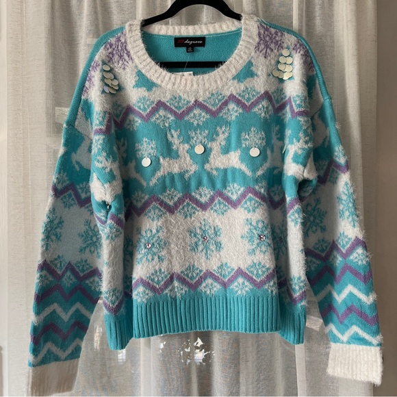 AFTER XMAS SALE!!!! 33 Degrees Winter/Holiday Fuzzy Sweater - Picture 5 of 12